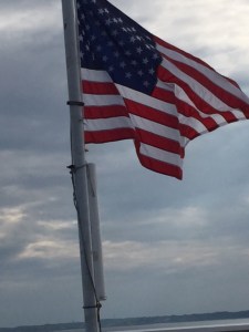 The United States flag blowing proudly in the wind. Source: Hannah Fakhrzadeh