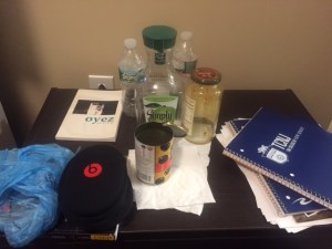 Having clutter and a mess around you can cause major distractions. Photo courtesy of: Hannah Fakhrzadeh